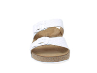 Haflinger Sandals Andrea White Intreccio sole view