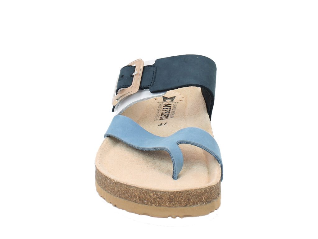 Mephisto Women Sandals Madeline Sea Blue front view