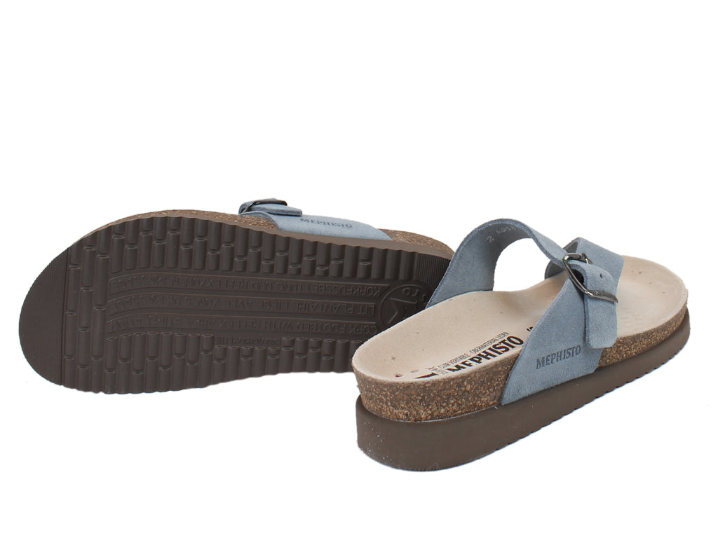 Mephisto Sandals Helen Sea Blue sole view