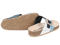 Mephisto Women Sandals Madeline Sea Blue sole view