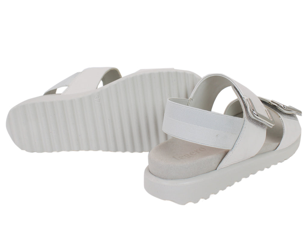 Legero Women's Sandals Move Off White-Taupe sole view