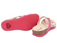 Think! Women Sandals Julia Fuxia Pink sole view
