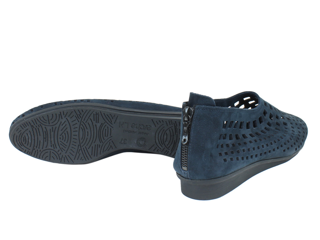 Arche Shoes Nirick Noir Nuit Navy sole view