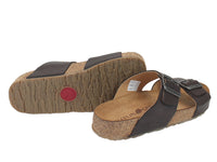 Haflinger Sandals Andrea Country Brown side view