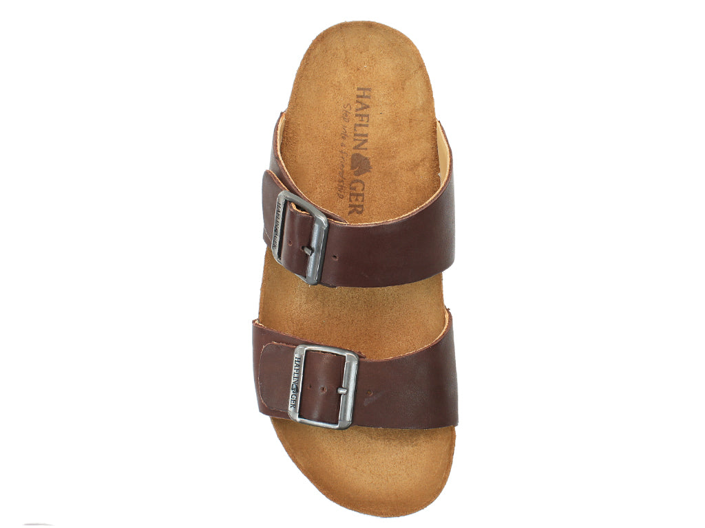 Haflinger Men Sandals Andrew Brown upper view