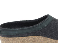 (Second Quality) Haflinger Clogs Grizzly Torben Graphite