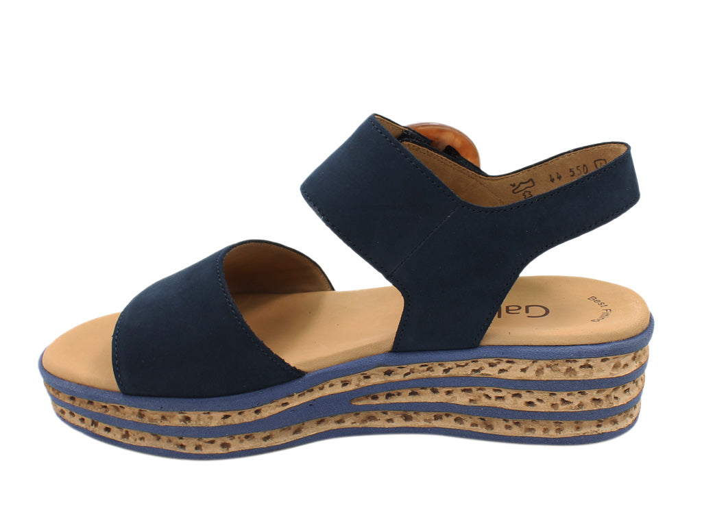 Gabor Women Sandals Andre 44.550 Blue side view