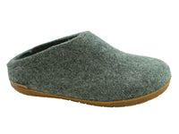 Glerups Slippers Moss Rubber Sole