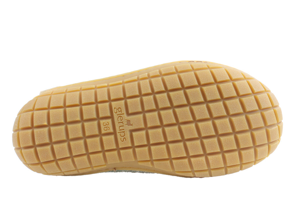 Glerups Slippers Moss Rubber Sole