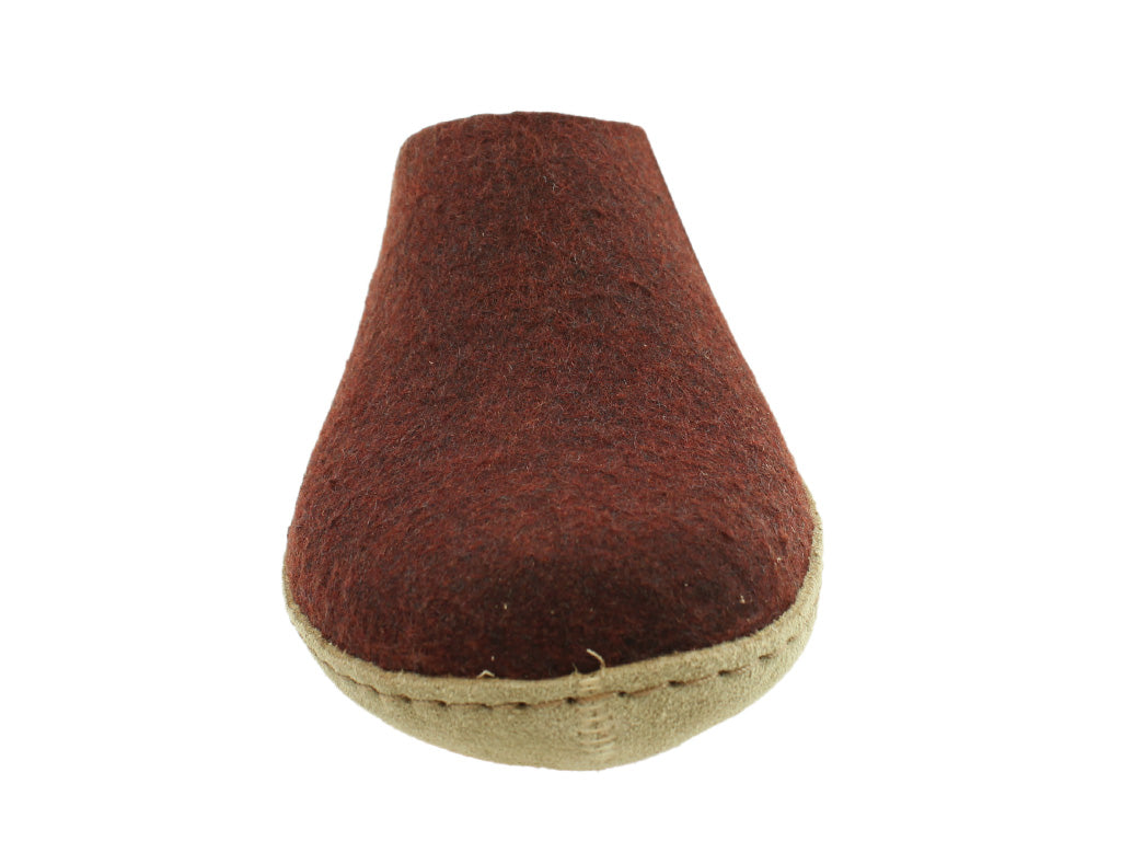 Glerups Slippers Open Heel Beet