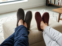 Glerups Slippers Open Heel Chestnut Brown