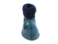 Haflinger Children's slippers Blueberry Light Blue