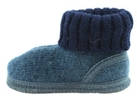Haflinger Children's slippers Blueberry Light Blue