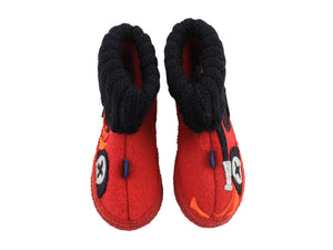Haflinger Children's slippers Fire Engine Red