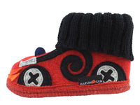 Haflinger Children's slippers Fire Engine Red