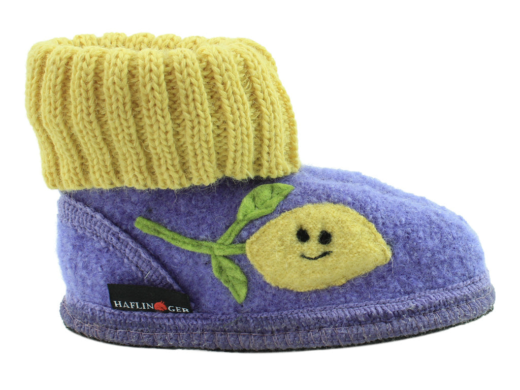 Haflinger Children's slippers Lemon Orchid