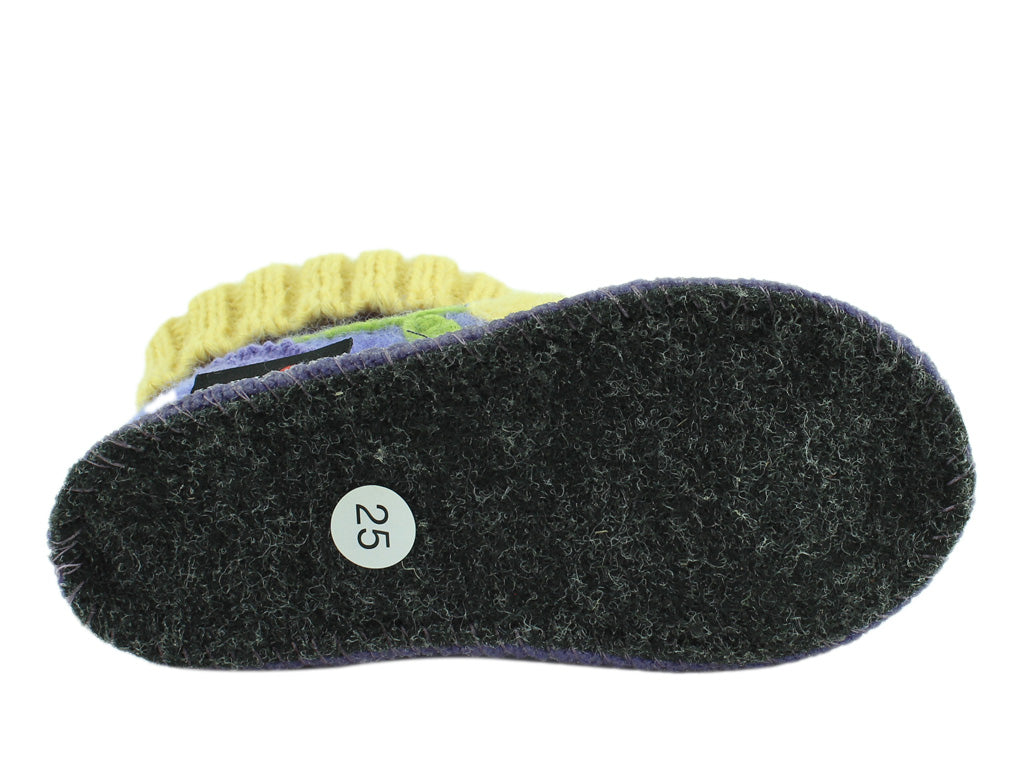 Haflinger Children's slippers Lemon Orchid