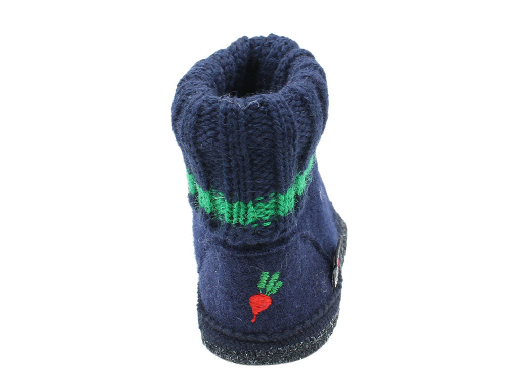 Haflinger Children's slippers Veggie Navy