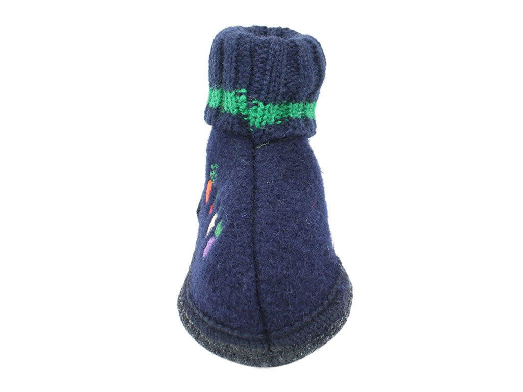 Haflinger Children's slippers Veggie Navy