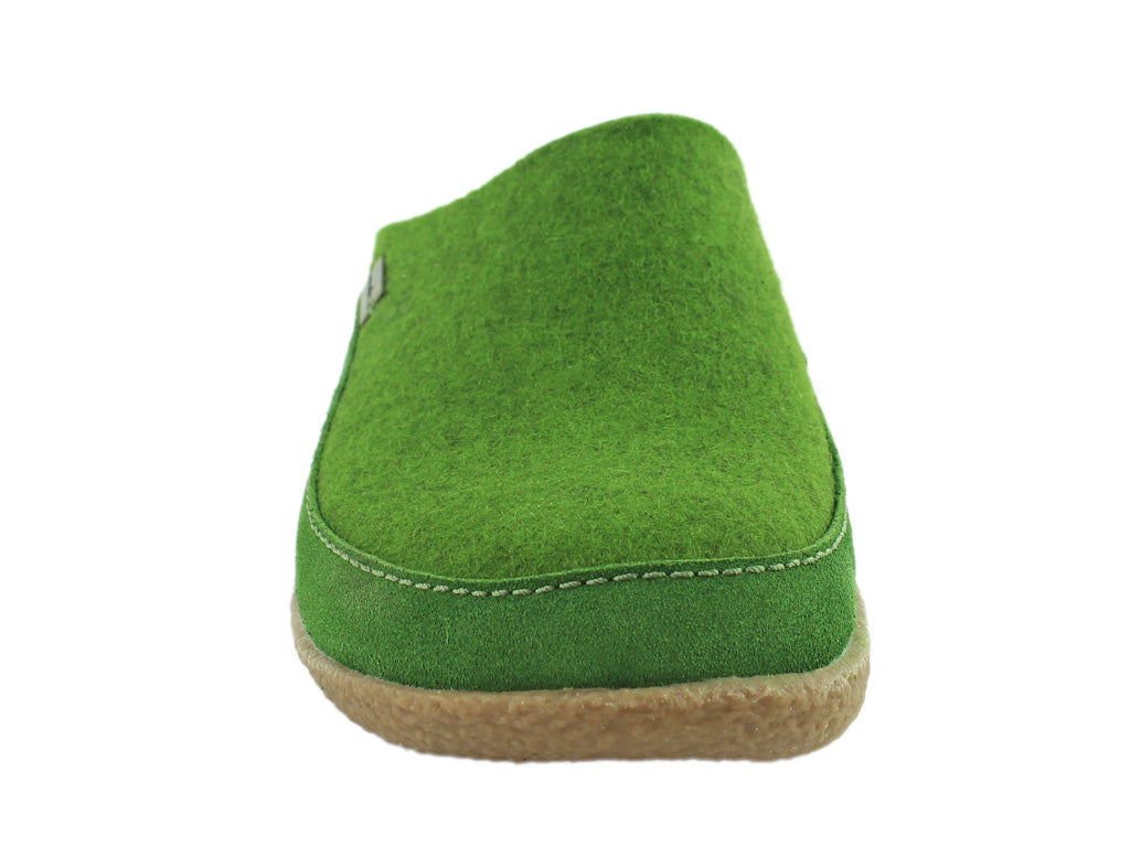 Haflinger Clogs Blizzard Skane Green