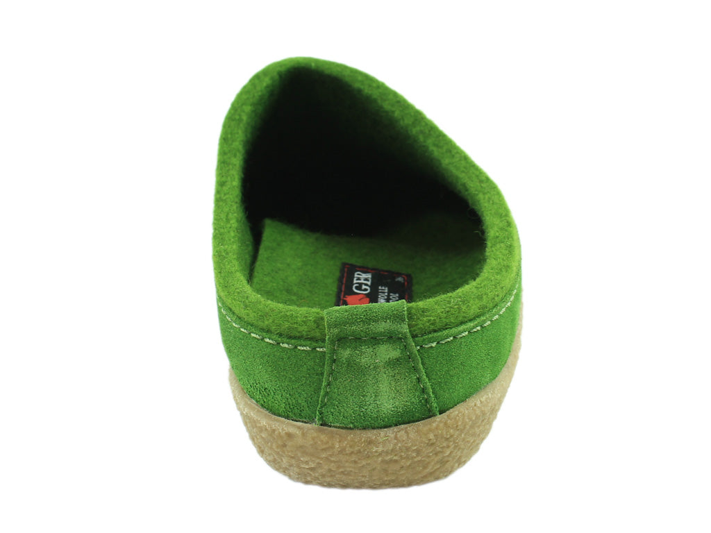 Haflinger Clogs Blizzard Skane Green