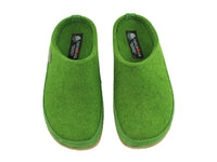 Haflinger Clogs Blizzard Skane Green