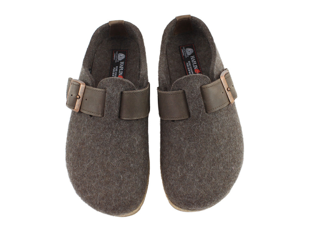 Haflinger Clogs Grizzly Chicago Brown