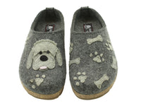 Haflinger Clogs Grizzly Doodle Anthracite