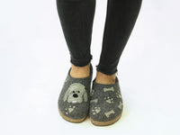 Haflinger Clogs Grizzly Doodle Anthracite