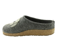 Haflinger Clogs Grizzly Doodle Anthracite