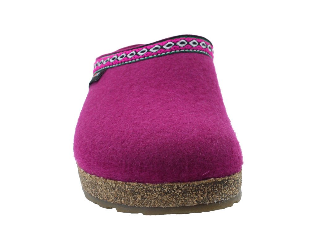 Haflinger Clogs Grizzly Franzl Kardinal Pink