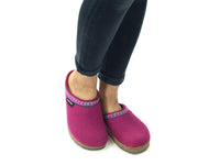 Haflinger Clogs Grizzly Franzl Kardinal Pink