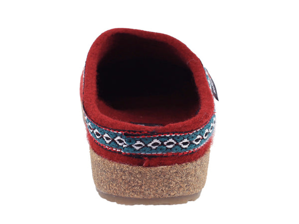 Haflinger Clogs Grizzly Franzl Paprika