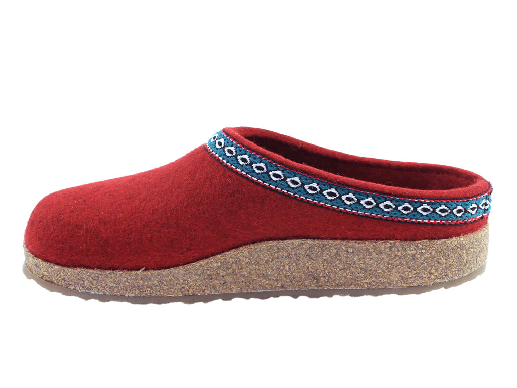 Haflinger Clogs Grizzly Franzl Paprika