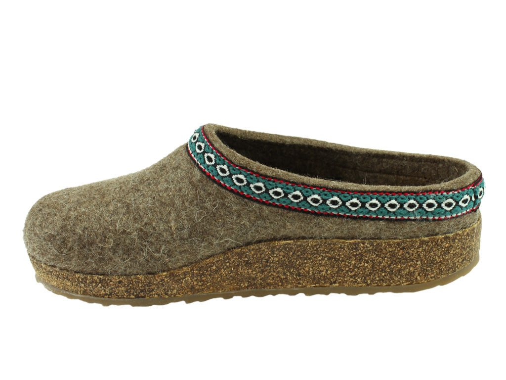 Haflinger Clogs Grizzly Franzl Torf