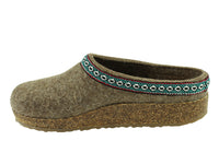 Haflinger Clogs Grizzly Franzl Torf