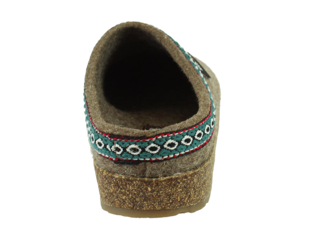Haflinger Clogs Grizzly Franzl Torf