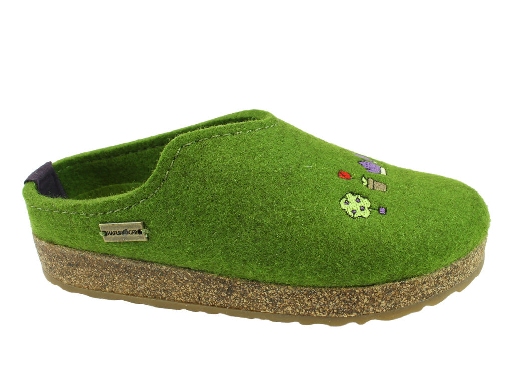 Haflinger Clogs Grizzly Gardening Green