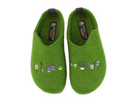 Haflinger Clogs Grizzly Gardening Green