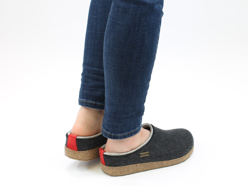 Haflinger Clogs Grizzly Kris Graphite - Main Image