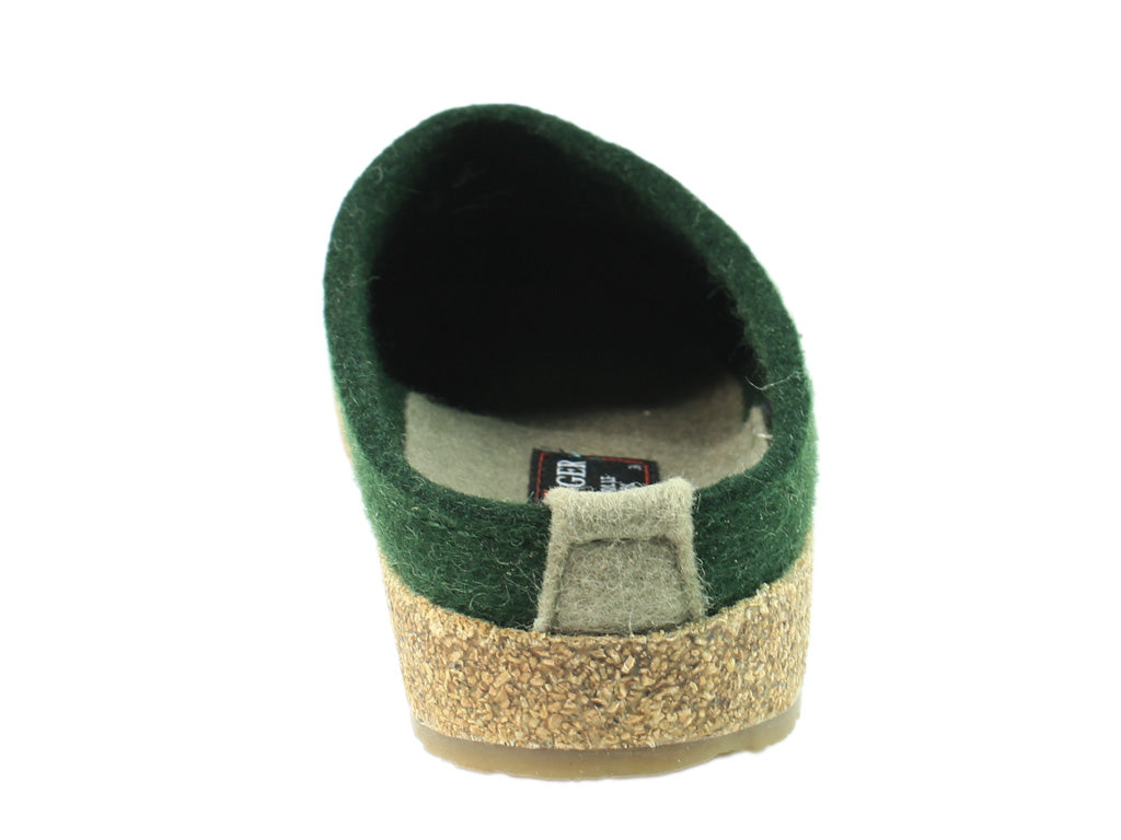 Haflinger Clogs Grizzly Meadow Green