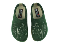Haflinger Clogs Grizzly Meadow Green