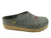 Haflinger Clogs Grizzly Sewing Grey