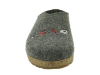 Haflinger Clogs Grizzly Sewing Grey