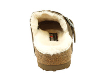 Haflinger Clogs Sheepskin Hawk Shitake