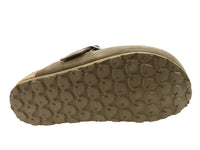 Haflinger Clogs Sheepskin Hawk Shitake