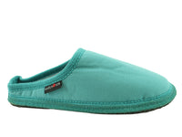 Size 38/UK5 only - Haflinger Cotton Slippers Aqua