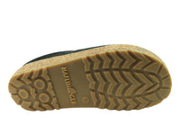 Haflinger Grizzly Leather Clogs Black