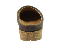 Haflinger Grizzly Leather Clogs Brown