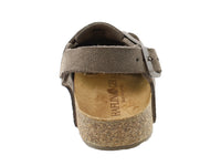 Haflinger Leather Clogs Faro Greige